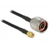 Koaxialkabel CFD200 DeLOCK 89420 2,5 m SMA Schwarz