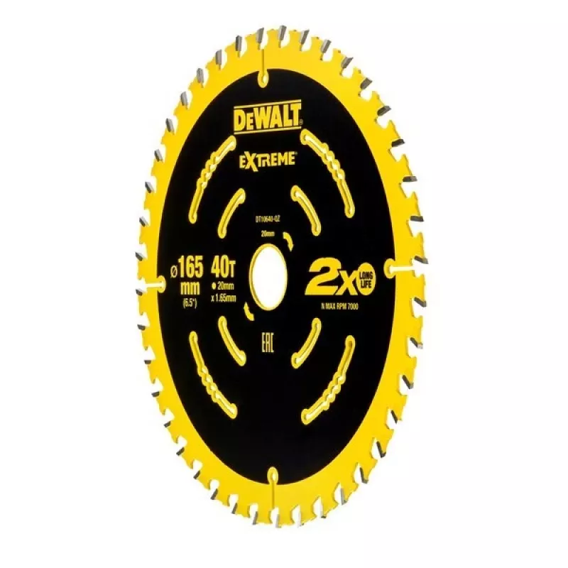 Kreissägeblatt DeWALT DT10640-QZ 16,5 cm