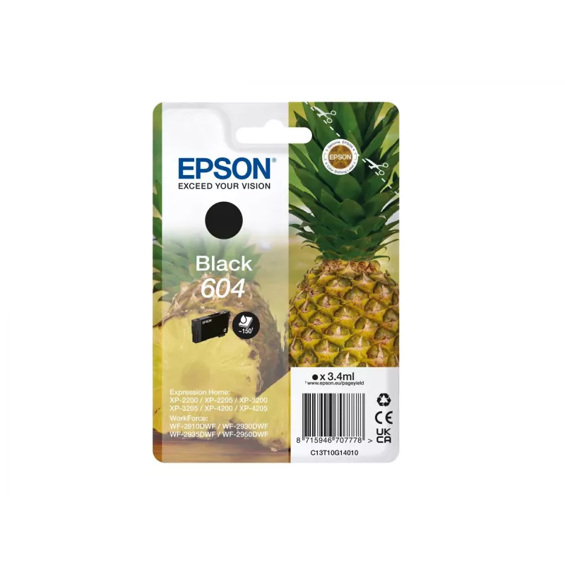 Epson 604 Tintenpatrone 1 Stück Original Standard-Reichweite Schwarz