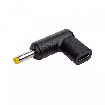 Kabeladapter Akyga AK-ND-C04 USB-C auf 4,0 x 1,7 mm Schwarz