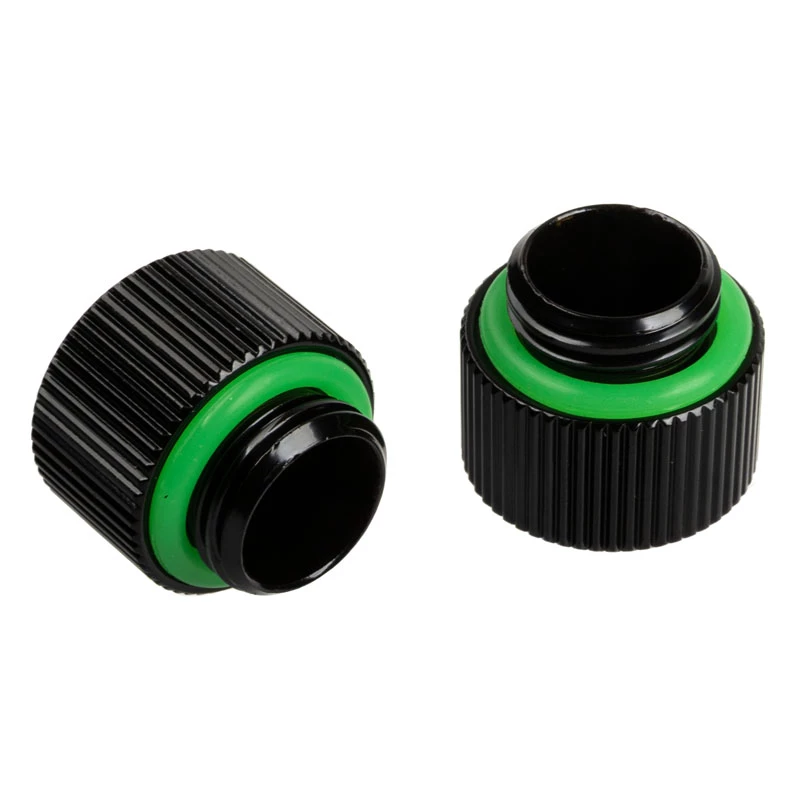Fitting BitsPower Touchaqua — Messing, schwarze Oberfläche, 10 mm Breite