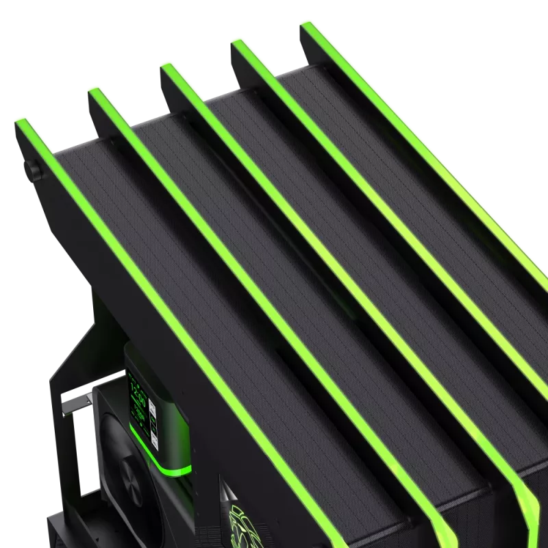 Gamemax Gehäuse | BLADE CONCEPT | Schwarz | ATX | Netzteil nicht enthalten