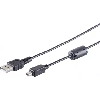 USB 2.0 A auf Mini 2.0 12-Pin Kabel ShiverPeaks 1,5 m (Modell 77372)