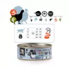 3COTY Türkei mit Huhn und Krill Senior - Nassfutter für Katzen - 80g