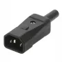 C14-Netzstecker Bachmann 915.171 Schwarz