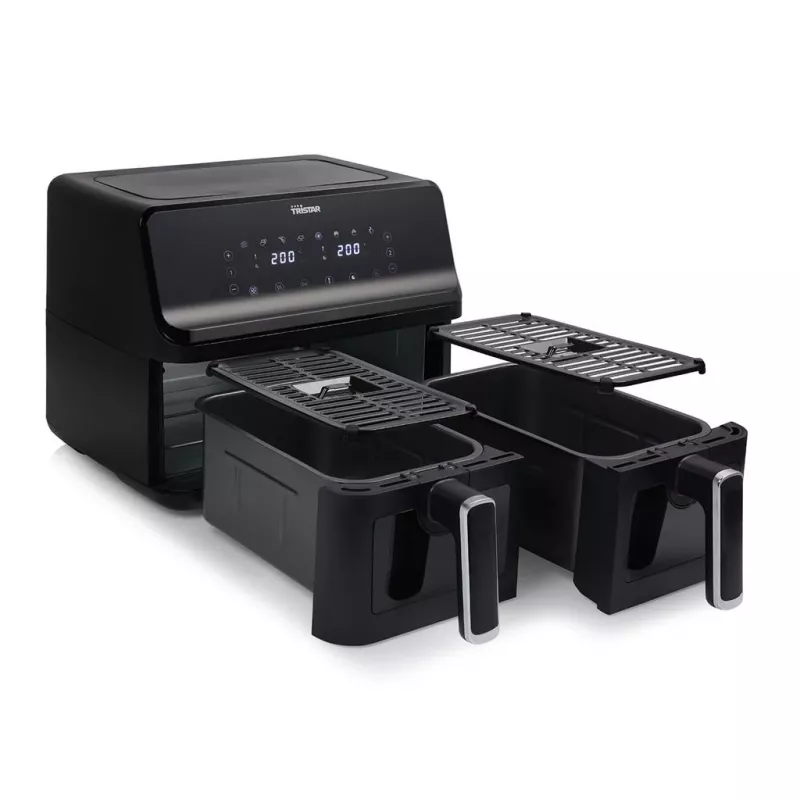 Heißluftfritteuse Tristar FR-9040 8 L 2700 W Double Schwarz