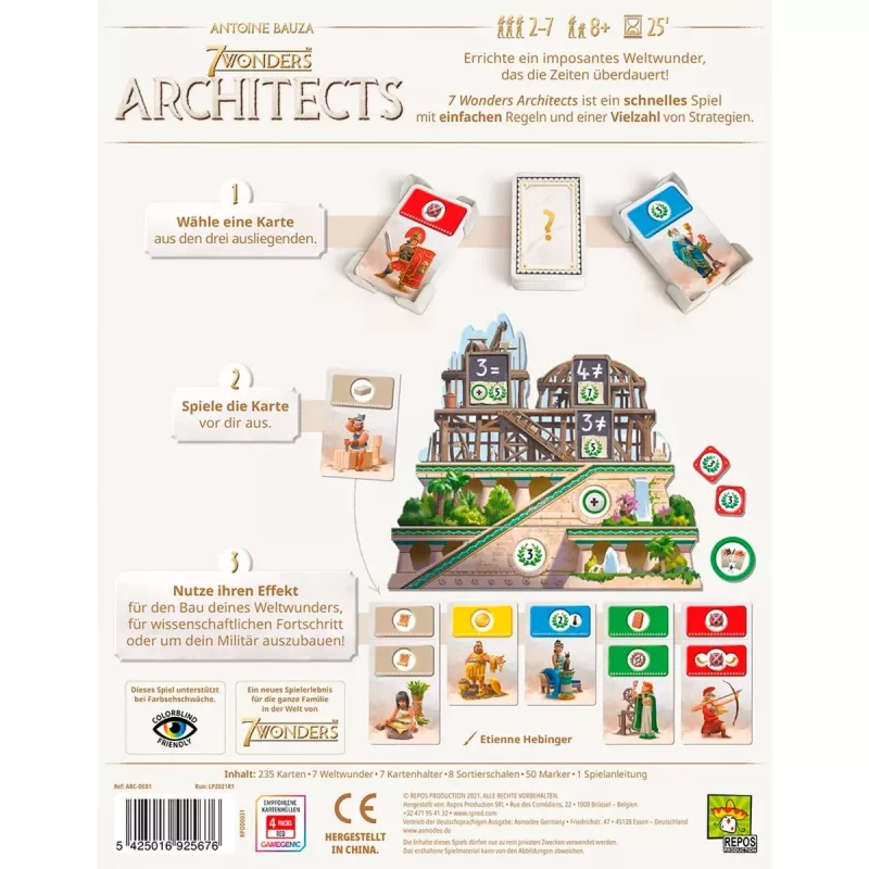 7 Wonders - Architects, Brettspiel