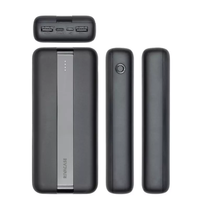 Power Bank USB 20000MAH/VA2081 Schwarz Rivacase