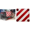 Warnschild IWH 097604, 50 x 50 x 0,5 mm, reflektierender Sicherheitsmarker