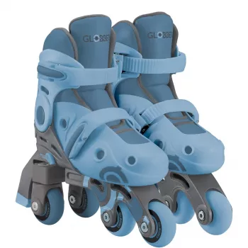 Learning Skates 2 in 1 Gr. 30-33, Inline-Skates Blau