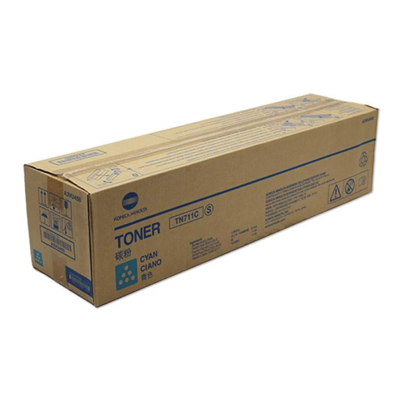 Konica Minolta TN-711C Cyan Original Tonerkartusche (A3VU450)