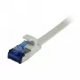 Synergy 21 Patchkabel RJ45, CAT6A 500MHz, 0,5 m, Grau, U/FTP, flach, TPE (Superflex), AWG32