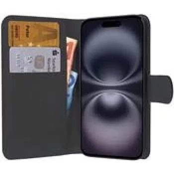 PEDEA Book Cover Classic für Apple iPhone 16 Plus - schwarz (50160990)