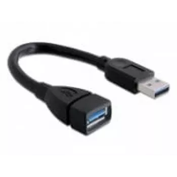 USB-Kabel DeLOCK 82776 0,15 m Schwarz
