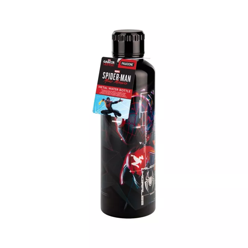 Paladone Spiderman Miles Morales Metall-Trinkflasche
