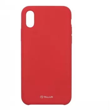 Handyhülle Tellur Silikon Cover für iPhone XS — Rot