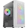 ATX AEROCOOL TRINITY MINI FRGB MICRO MINI TOWER GEHÄUSE MIT GLASPANEEL (WEIß)
