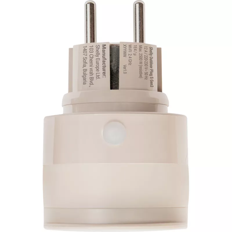 Shelly Outdoor Plug S Gen3 smart plug Mokka