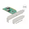 DeLOCK PCI Express 4.0 x8 Karte auf 2 x interne SFF-8654 4i NVMe Low Profile