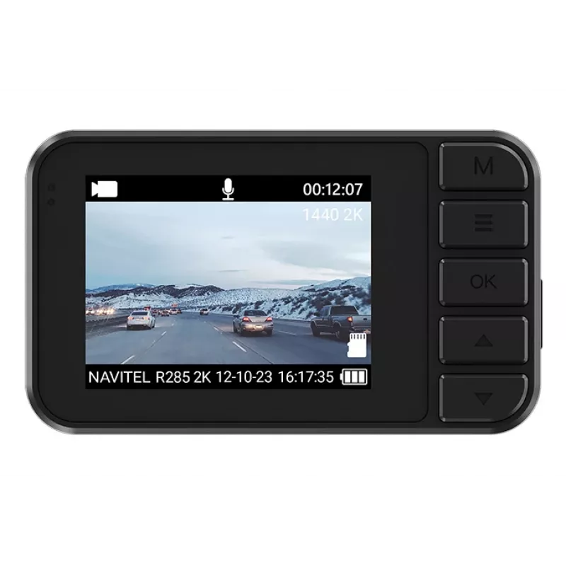Auto-Dashcam Navitel R285 2K, 2-Zoll-IPS-Display, 2560×1440 Auflösung, integrierte Karten