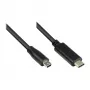 Good Connections USB2.0 Kabel C-Mini B5pol. schwarz 1,8m