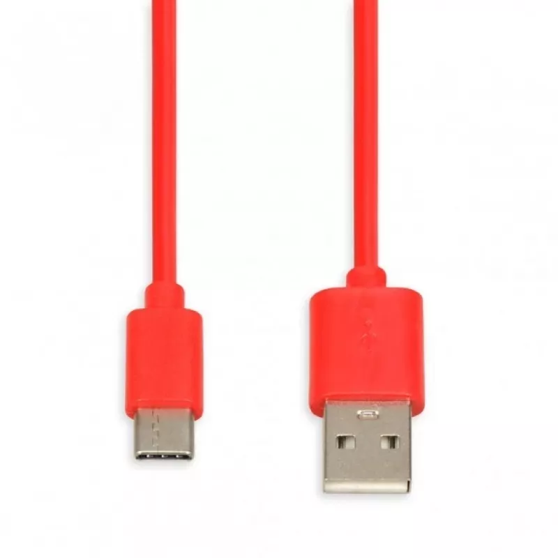 USB-Kabel IBOX IKUMTCR 1 m, USB A auf USB‑C, USB 2.0, rot