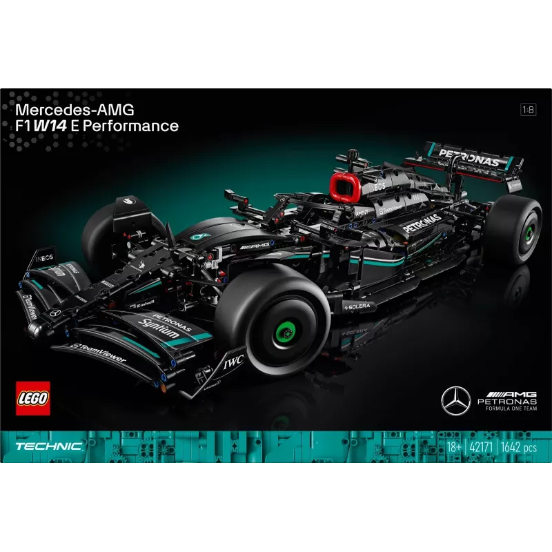 LEGO Technic Modellbausatz Mercedes‑AMG F1 W14 E Performance — 1.432 Teile, empfohlenes Alter 18+