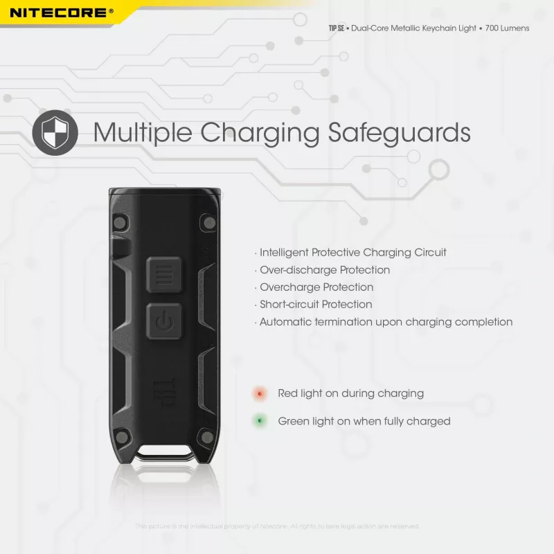 Nitecore TIP SE Schwarz Hand-Taschenlampe LED