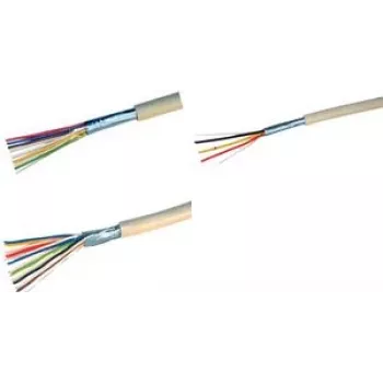 Telefonkabel ShiverPeaks BS76850-100 100 m Grau