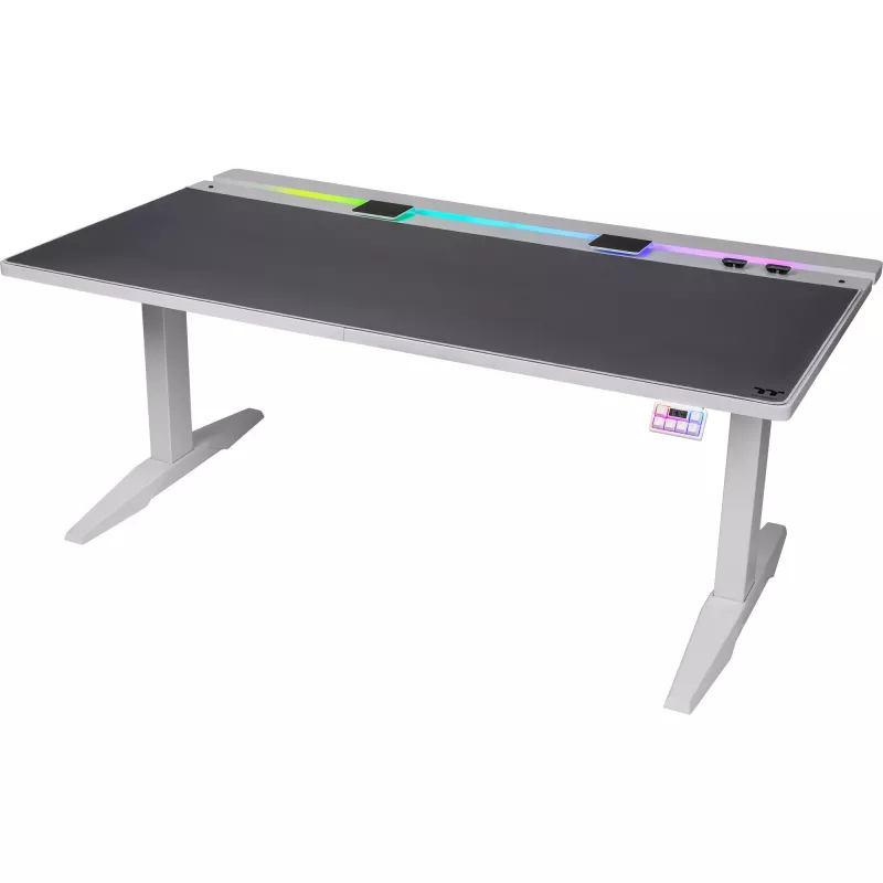 Computertisch Thermaltake GGD-G70-WHEIRX-22 Schwarz Gerade Rechteckig Spanplatte