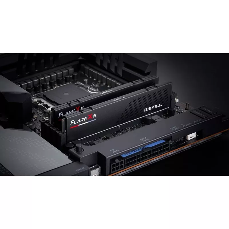 DIMM 32 GB DDR5-6400 (2x 16 GB) Dual-Kit, Arbeitsspeicher schwarz, F5-6400J3239G16GX2-FX5, Flare X5, AMD EXPO