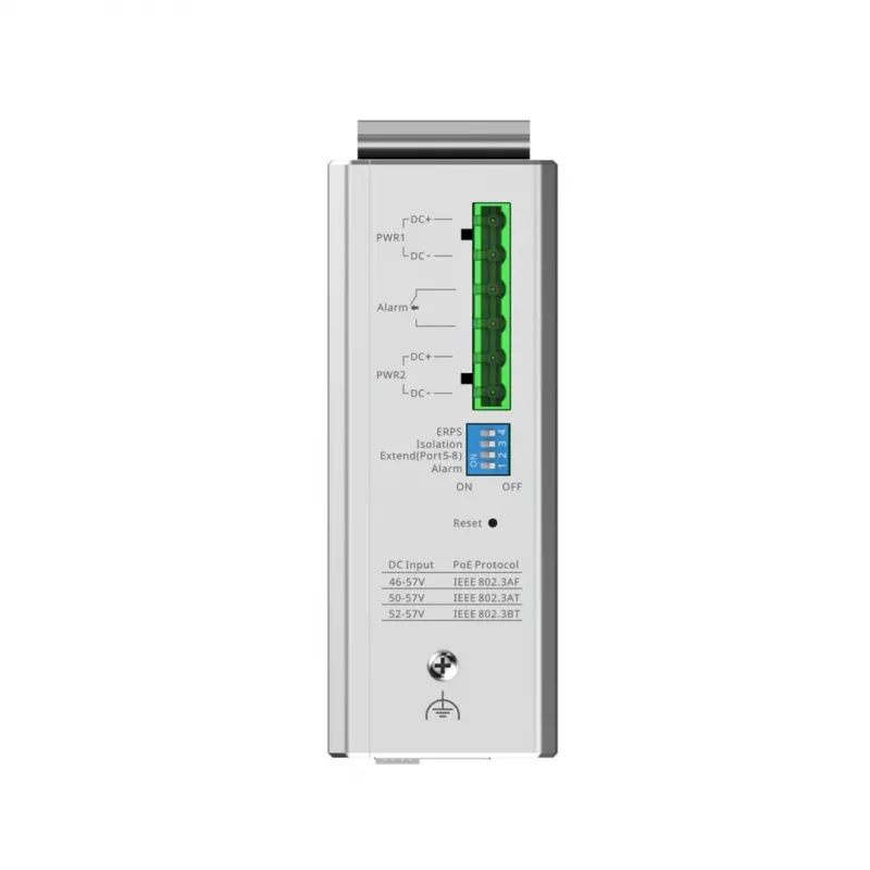 Ruijie Networks RG-NIS2100 Managed L2 Gigabit Ethernet (10/100/1000) Power over Ethernet (PoE) Schwarz, Edelstahl