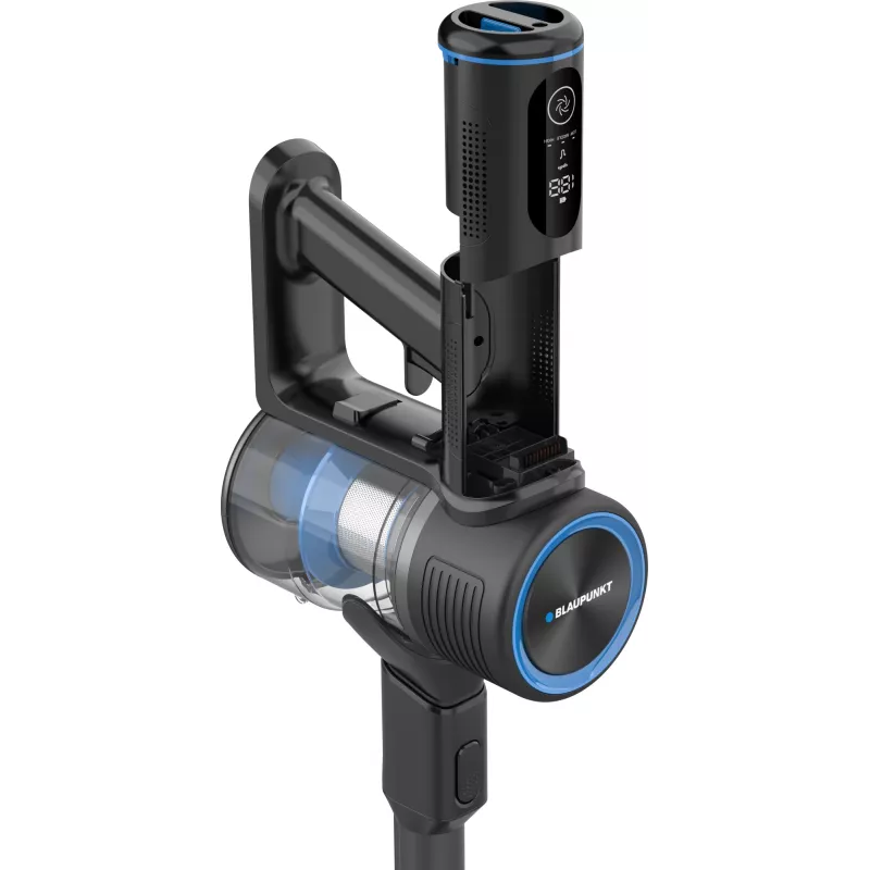 Kabelloser Stabstaubsauger BLAUPUNKT VCH801, 22,2 V Akku, 200 W, 0,5 L beutellos mit Zyklontechnologie, LED, für Hartböden