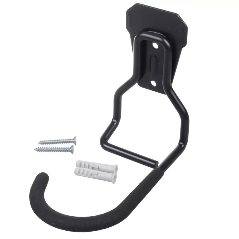 Fahrrad-Wandhalterung MACLEAN MC-433 vertikaler Fahrradhalter, klappbar, breitenverstellbar, für Fahrräder bis 20 kg, schwarz
