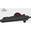 Kabelgebundene mechanische Full-Size-Tastatur KeySonic KSK-8202ELU-T (DE) — USB, deutsches Layout, Schwarz