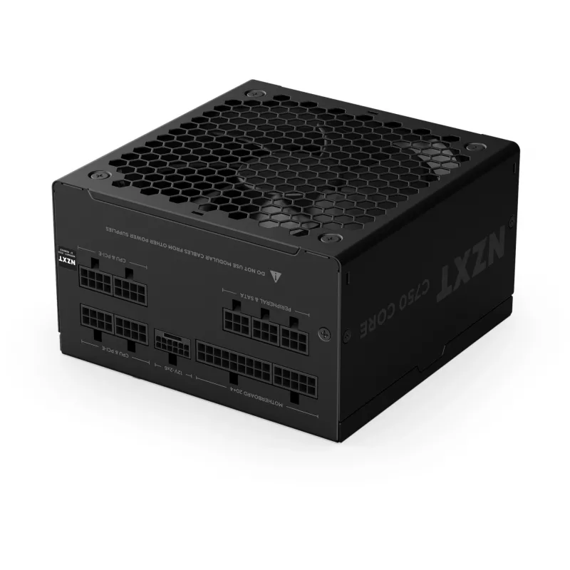 C750 GOLD CORE, PC-Netzteil schwarz, 1x 12-Pin High Power GPU, 3x PCIe, Kabelmanagement, 750 Watt