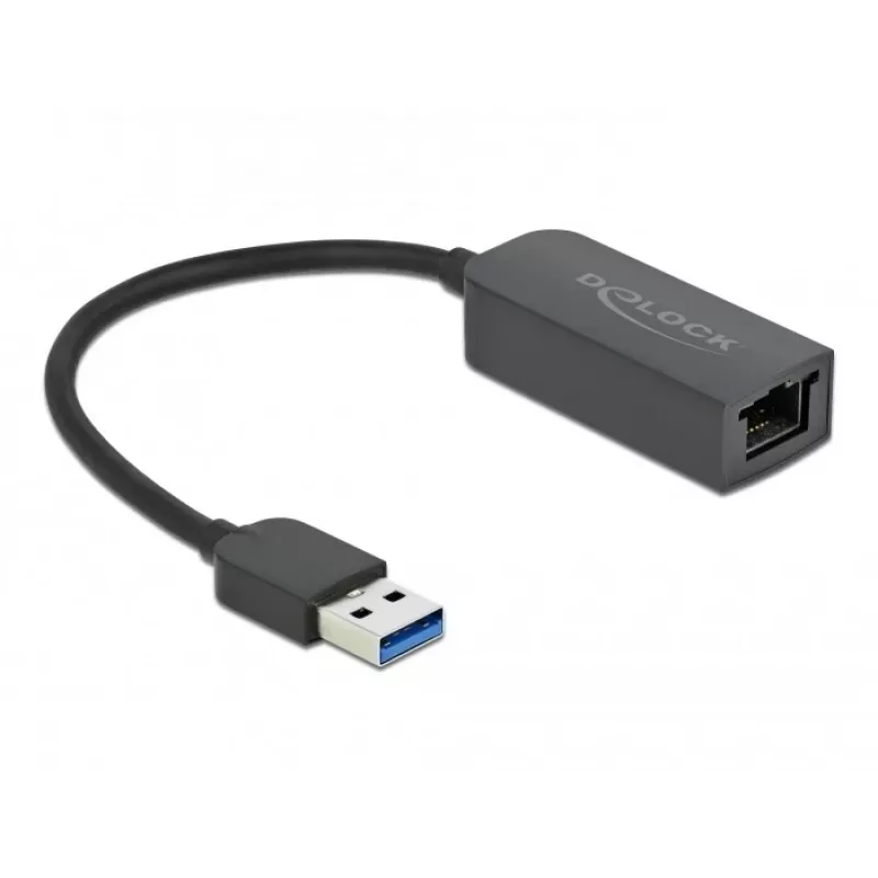 Adapter USB Type-A-Stecker auf 2,5 Gigabit LAN DeLOCK 66646