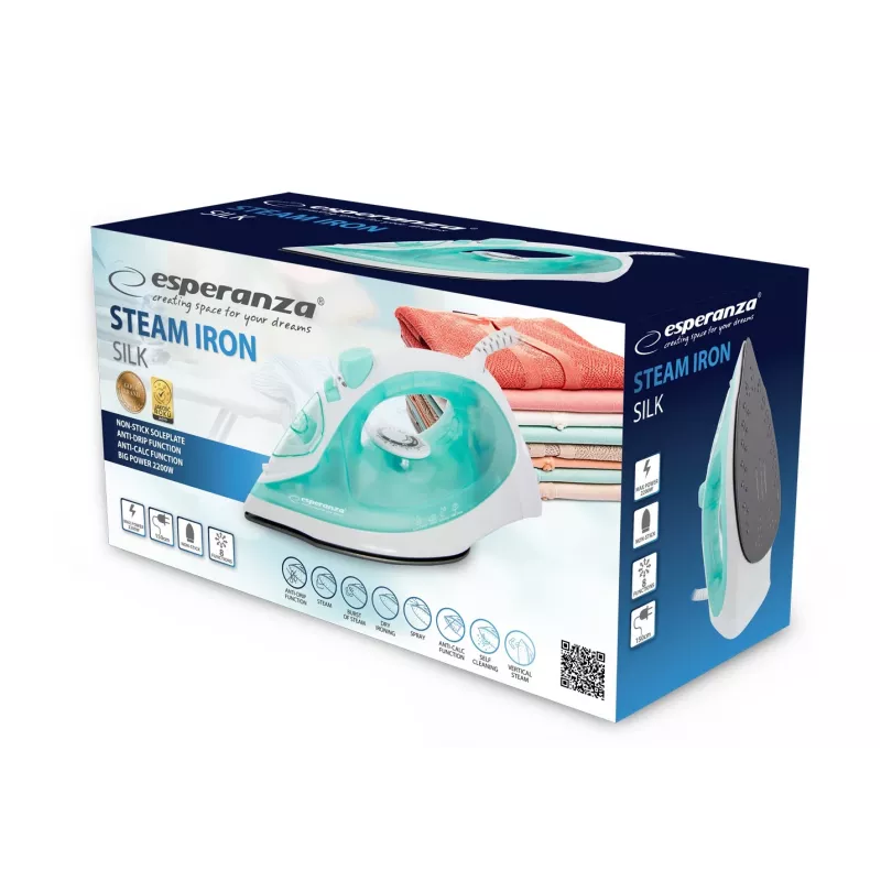 Bügeleisen Esperanza SILK EHI005 2200W weiß
