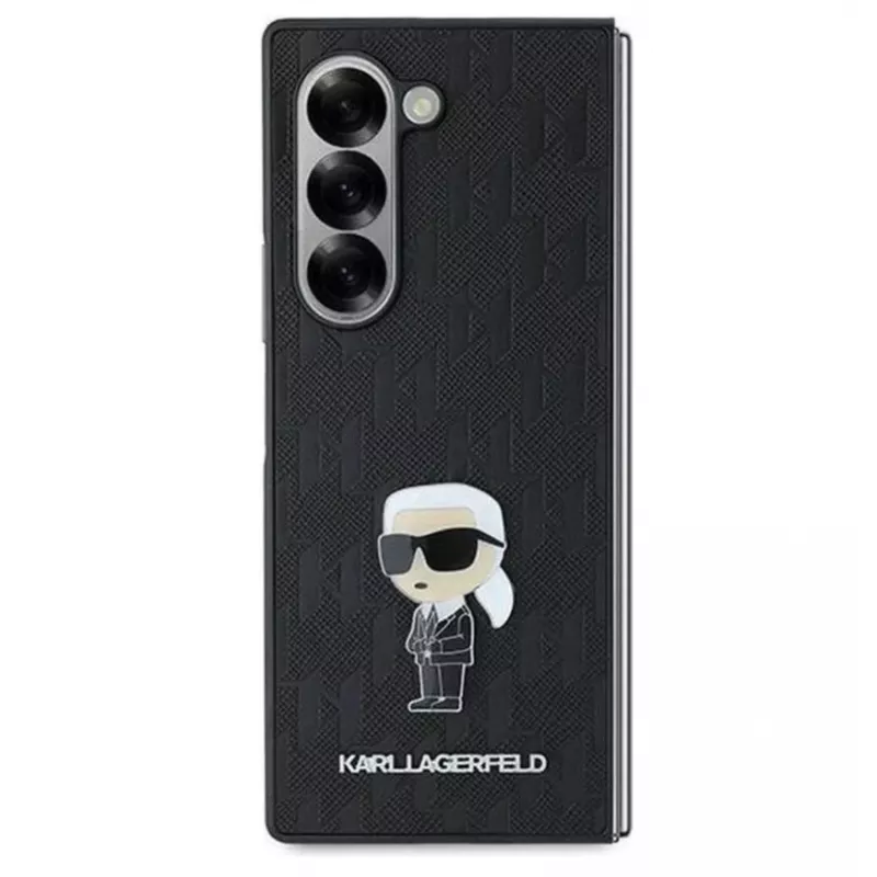 Karl Lagerfeld | KLHCZFD6SAPKINPKK | Rückseite | Samsung | Galaxy Z Fold6 | Kunststoff | Schwarz