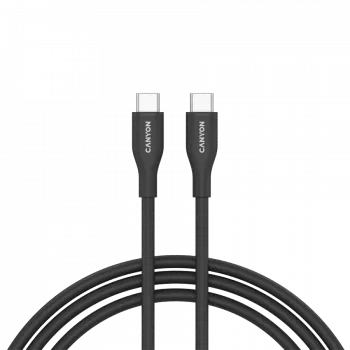 CANYON Kabel CC60SC10 C-C 60W 1m Silikon Schwarz