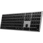 Satechi SLIM X3 Tastatur Bluetooth QWERTZ Deutsch Schwarz - Grau (ST-BTSX3M-DE)