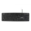 Tastatur Gembird KB-U-103-RU Büro USB QWERTY Englisch Russisch Schwarz