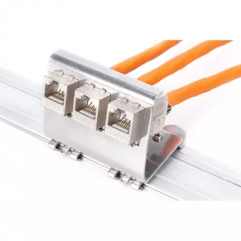 Adapter Digitus AN-25183 für 3x Keystone-Modul Edelstahl