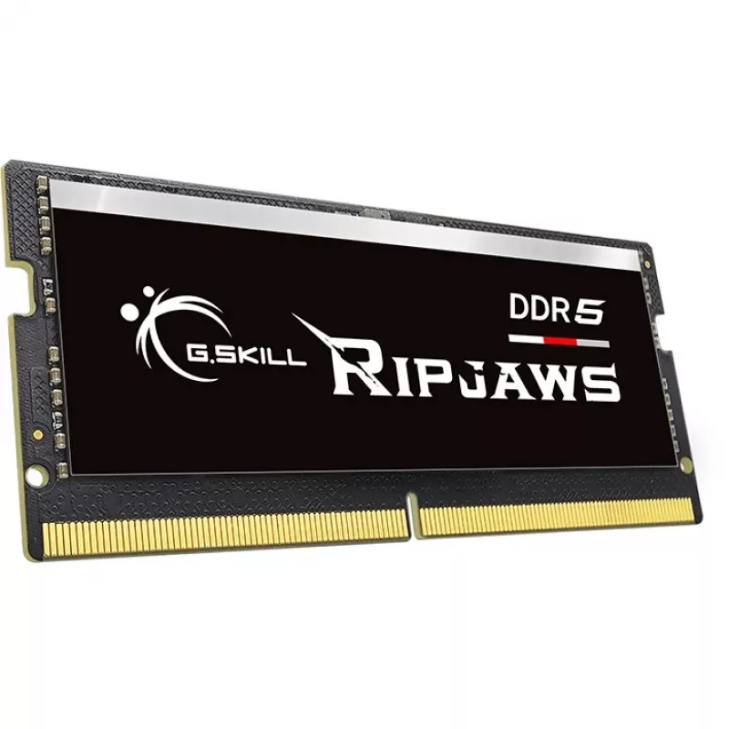 SO-DIMM 64 GB DDR5-5600 (2x 32 GB) Dual-Kit, Arbeitsspeicher schwarz, F5-5600S4040A32GX2-RS, Ripjaws, INTEL XMP
