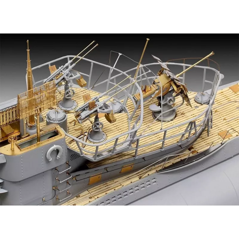 Plastikmodellbausatz REVELL Deutsches U-Boot Typ VII C/41 1:72