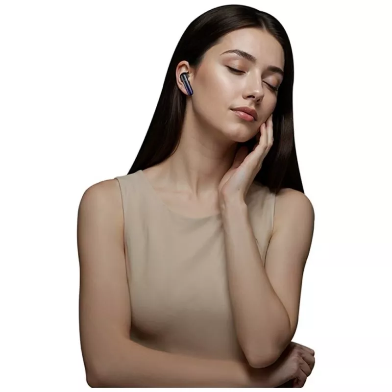 Bluetooth-Kopfhörer Usams TWS E02 ANC+ENC schwarz