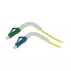 Synergy 21 LWL-1-Faser-Patchk. 1.0mtr.LC-LC(APC) - 9/125u - OS2 - G657A2 - AD=2mm - flexible Knickschutztülle (S215721)