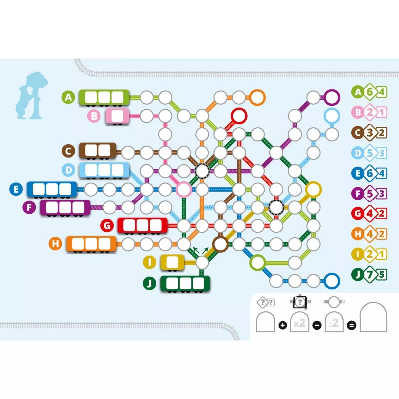 Voll verplant, Brettspiel