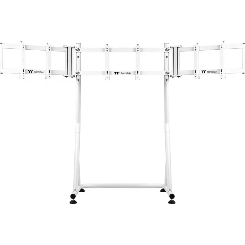 Triple Monitor Stand Snow, für Racing Simulator Cockpit GR500, Monitorhalterung Weiß, für Monitore 32 - 55