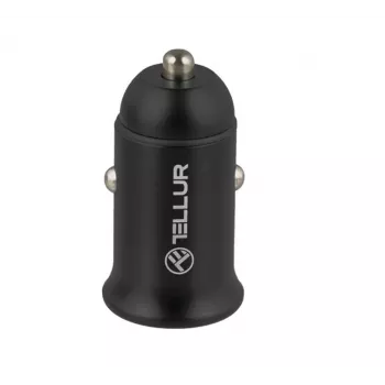Car charger Tellur PD60W QC30W T-MLX43921 — 60W PD and 30W QC fast charging for vehicles